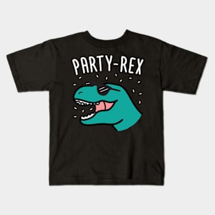 PARTY-REX DINOSAUR Kids T-Shirt